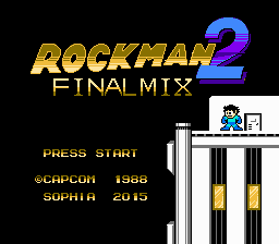 Rockman 2 - Final Mix Title Screen